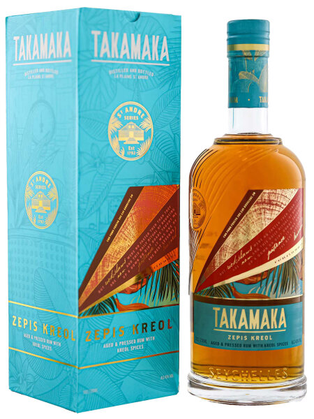 Takamaka Zepis Kreol - St. Andre Series - Aged & Pressed Rum with Kreol Spices