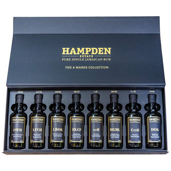 Hampden The 8 Marks Collection - Hampden Estate Pure Single Jamaican Rum - Tasting-Set