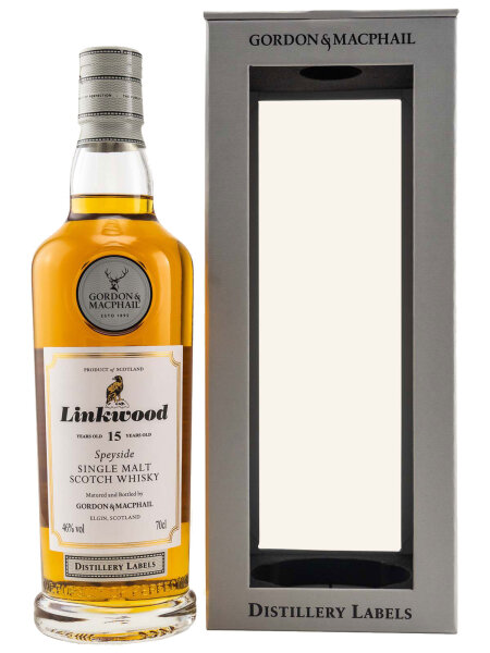 Linkwood 15 Jahre - Gordon & MacPhail - Distillery Labels - Single Malt Scotch Whisky