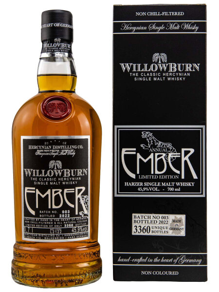 Elsburn Willowburn - Ember - Batch No. 003 - Hercynian Single Malt Whisky