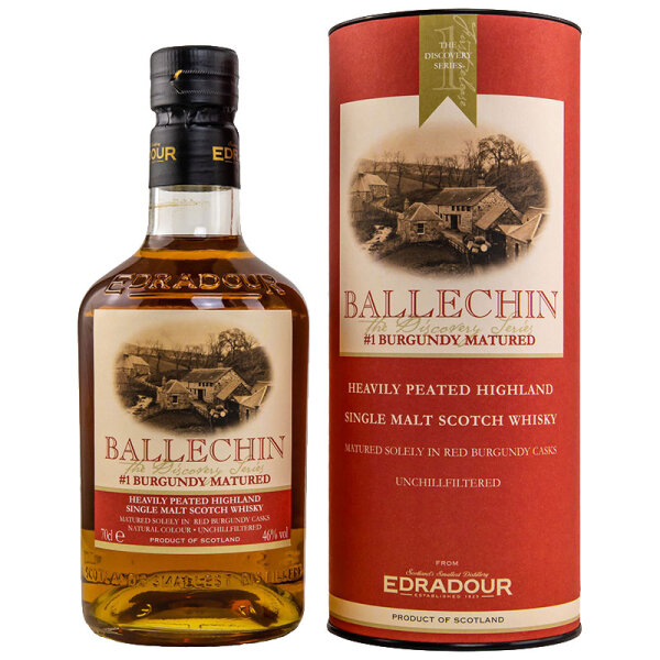 Ballechin - #1 Burgundy Cask Matured - Discovery Series - Single Malt Whisky