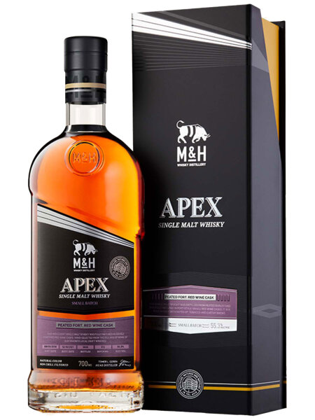 Milk & Honey Apex - Peated Fortified Red Wine Cask - Small Batch - Single Malt Whisky