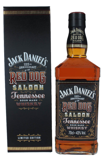Jack Daniels 125th Anniversary - Red Dog Saloon - Tennessee Sour Mash Whiskey