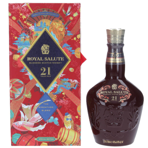 Chivas Regal 21 Jahre - Royal Salute - Lunar New Year Special Edition 2023 - Blended Scotch Whisky