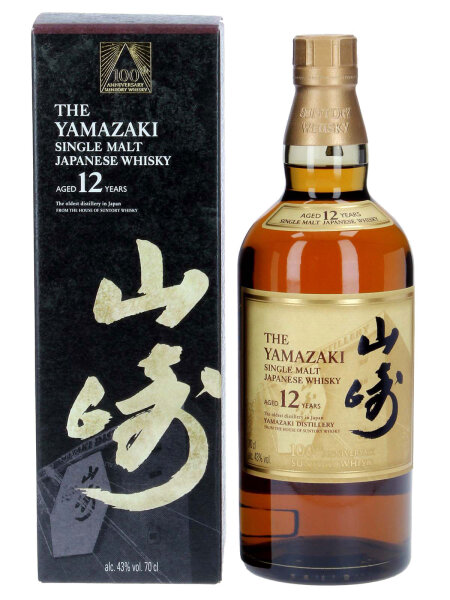Yamazaki 12 Jahre - 100th Anniversary Limited Edition - Single Malt Japanese Whisky