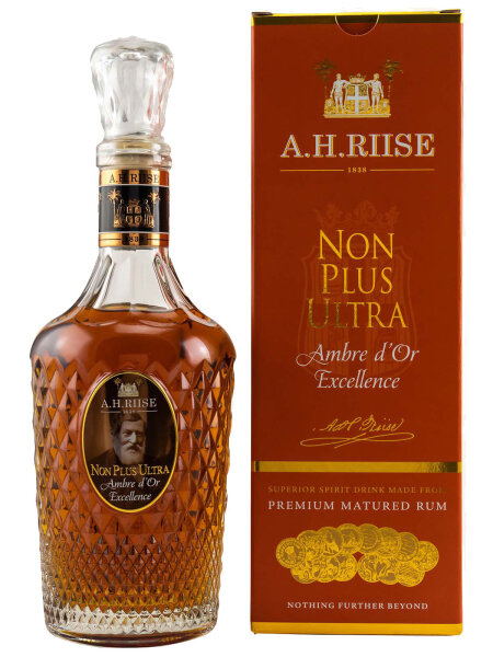 A.H. Riise Non Plus Ultra - Ambre dOr Excellence - Rum based Premium Spirit Drink
