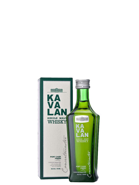 Kavalan Miniatur - Concertmaster Port Cask Finish - Taiwanesischer Single Malt Whisky