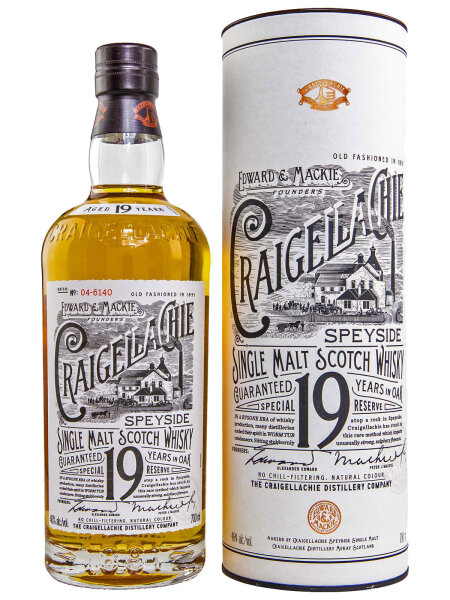 Craigellachie 19 Jahre - Special Reserve - Speyside Single Malt Scotch Whisky