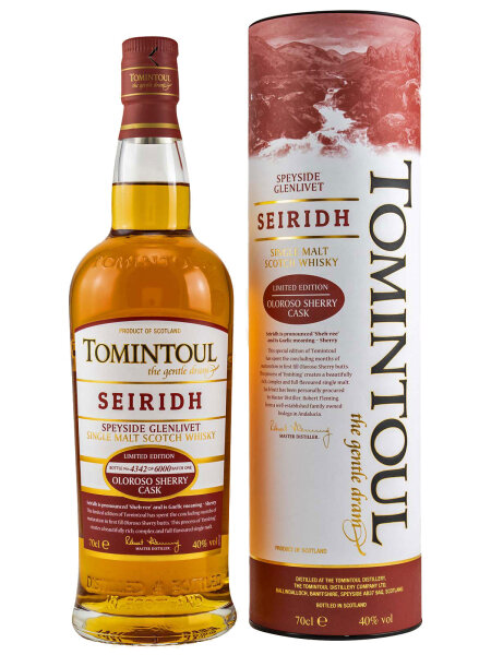 Tomintoul Seiridh - Oloroso Sherry Cask - Limited Edition - Single Malt Scotch Whisky