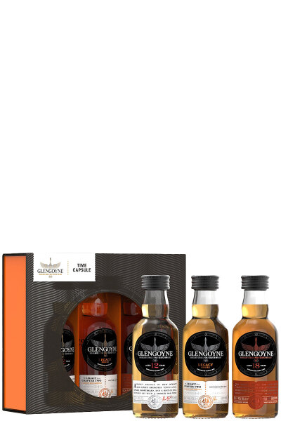 Glengoyne Mini Set - Legacy, 12 Jahre, 18 Jahre - Highland Single Malt Scotch Whisky