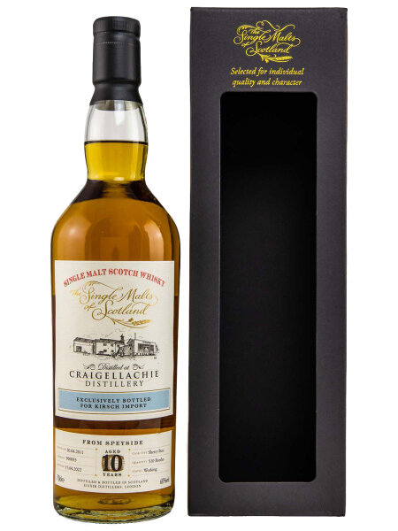 Craigellachie 10 Jahre - 2011/2022 - Single Malts of Scotland - Cask No. 900093 - Single Malt Scotch Whisky