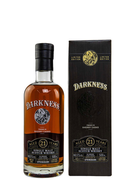 Springbank 21 Jahre - Darkness - Oloroso Cask Finish - Single Malt Scotch Whisky