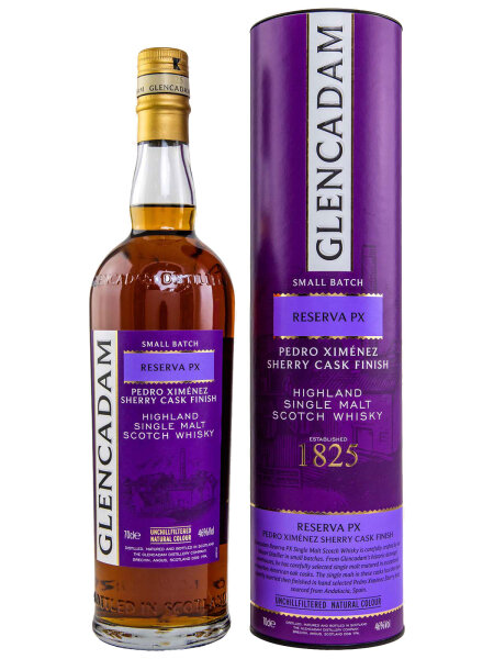 Glencadam Reserva PX - Pedro Ximénez Sherry Cask Finish - Small Batch - Single Malt Scotch Whisky