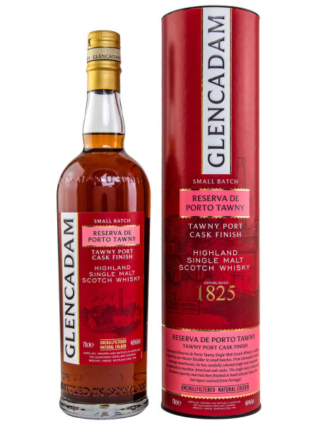 Glencadam Reserva de Porto Tawny - Tawny Port Cask Finish - Small Batch - Single Malt Scotch Whisky