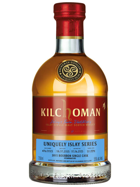 Kilchoman 2015 - Bourbon Single Cask - Uniquely Islay Series - An Samhradh 2023