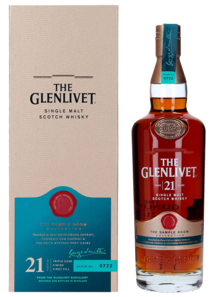 Glenlivet 21 Jahre - The Sample Room Collection - Triple Cask Finish - Single Malt Scotch Whisky