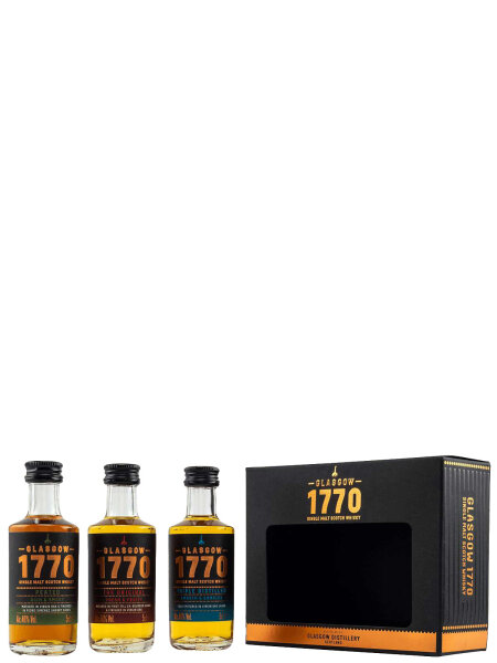 Glasgow Distillery Glasgow 1770 - Mini Collection - Single Malt Scotch Whisky