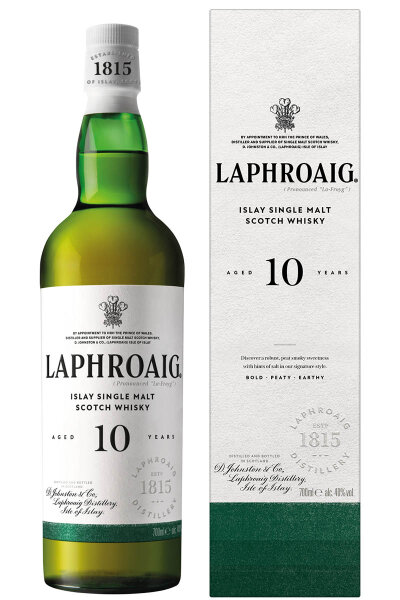 Laphroaig 10 Jahre - Neue Ausstattung - Islay Single Malt Whisky
