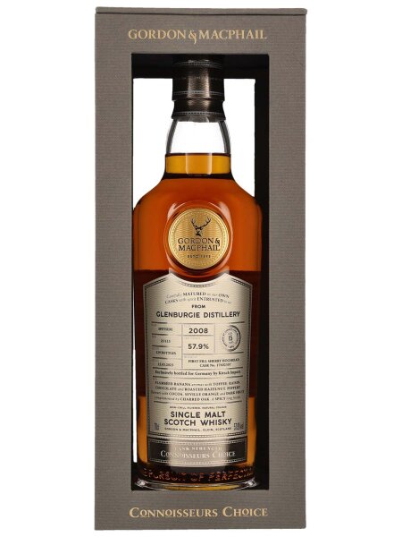 Glenburgie 15 Jahre - 2008 - Gordon & MacPhail - Connoisseurs Choice - Cask No. 17602307 - Single Malt Whisky