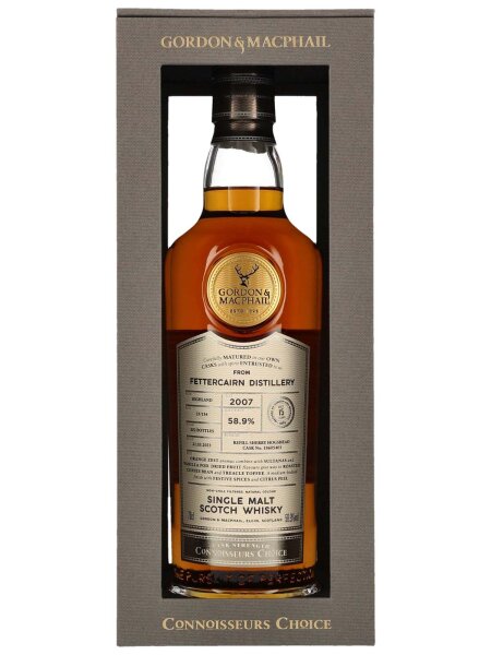 Fettercairn 15 Jahre - 2007 - Gordon & MacPhail - Connoisseurs Choice - Cask No. 18605403 - Single Malt Whisky
