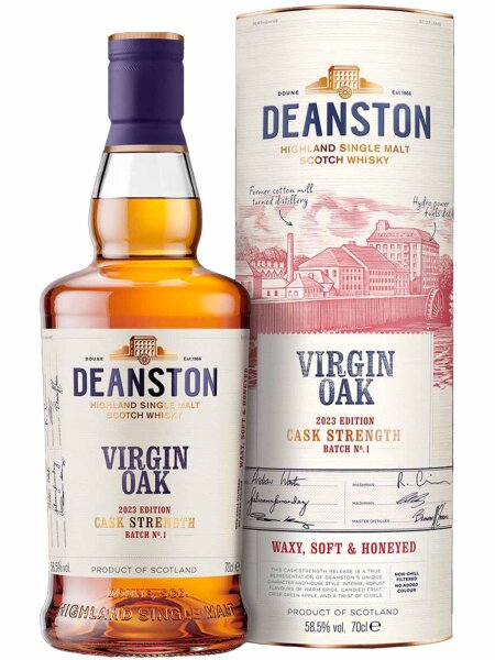 Highland Deanston 1 Batch Sin, - - - Strength 58,88 No. Virgin Oak 2023 Cask €