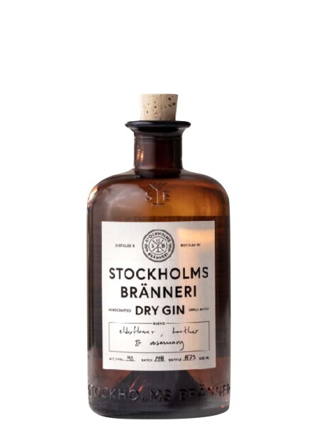 Stockholms Bränneri Handcrafted Dry Gin - Small Batch - Dry Gin