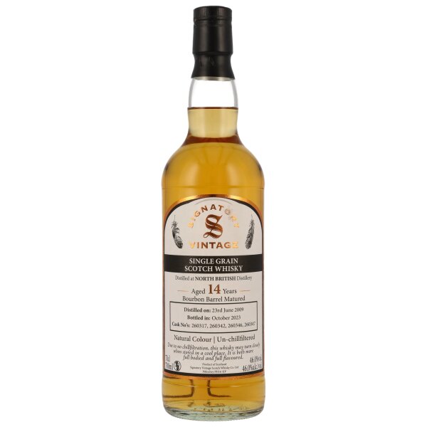 North British 14 Jahre - 2009/2023 - Signatory Vintage - Single Grain Whisky