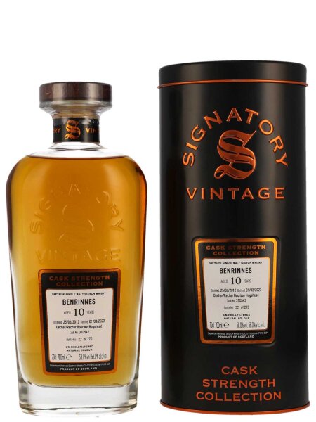 Benrinnes 10 Jahre - 2012/2023 - Signatory Vintage - Cask Strenght - Cask #310542 - Single Malt Whisky