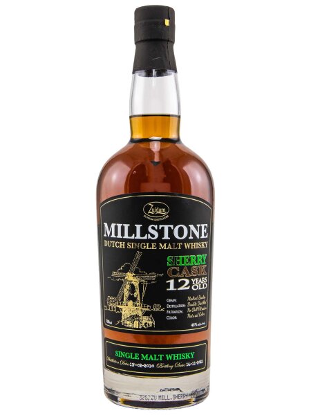 Millstone 12 Jahre - 2010/2022 - Sherry Cask - Zuidam Distillers - Dutch Single Malt Whisky