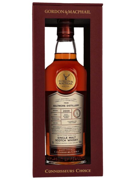 Aultmore 13 Jahre - 2009/2023 - Gordon & MacPhail - Wood Finished Connoisseurs Choice - St. Joseph Cask - Single Malt Whisky