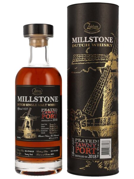 Millstone 5 Jahre - 2018/2023 - Special #28 - Peated Tawny Port - Dutch Single Malt Whisky