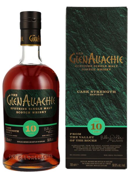 GlenAllachie 10 Jahre - Cask Strength - Batch No. 10 - Single Malt Scotch Whisky