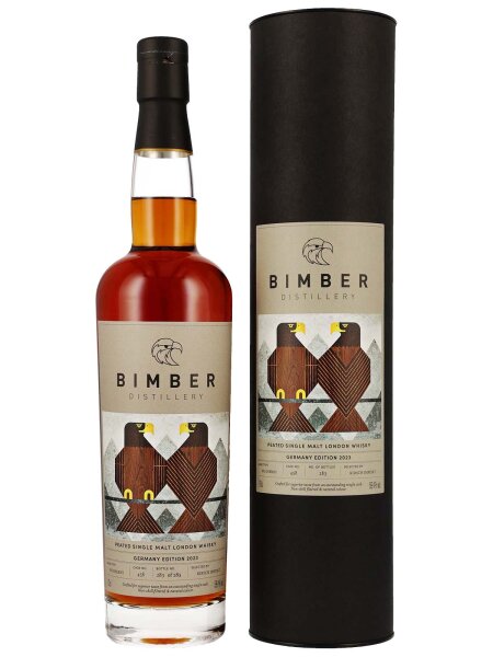 Bimber Germany Edition 2023 - PX-Sherry Cask - Cask No. 458 - Peated - Single Malt London Whisky