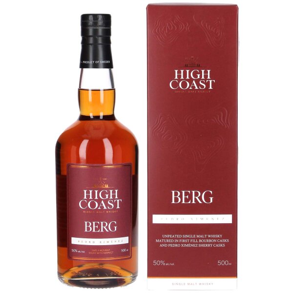 High Coast Berg - Batch 12 - First Fill Bourbon Cask & PX Cask Matured - Single Malt Whisky