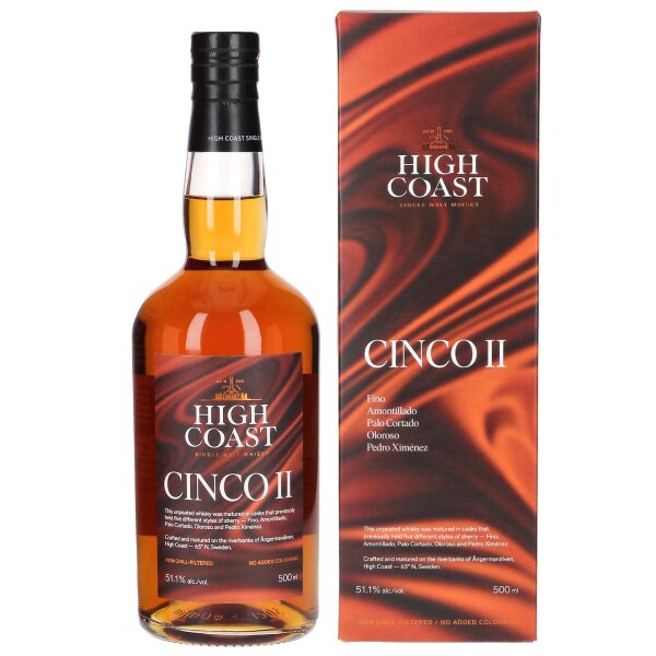 High Coast Cinco II - Various Sherry Cask Matured - Single Malt Whisky