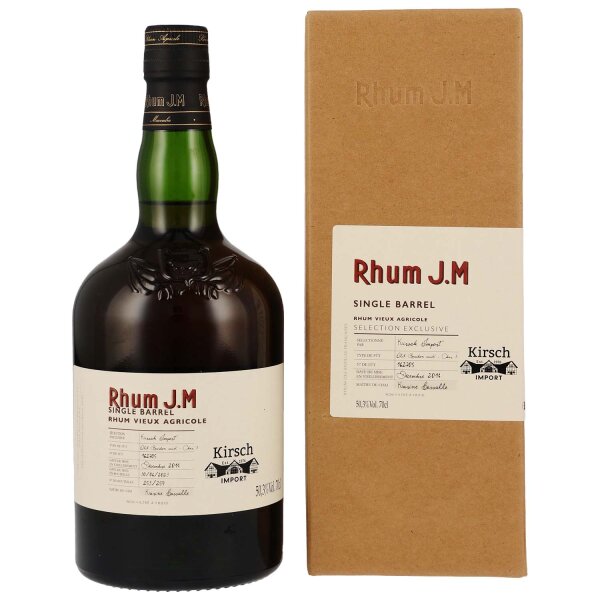Rhum J.M. Single Barrel - 8 Jahre - 2014/2023 - Fút #162705 - Rhum Vieux Agricole