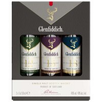 Glenfiddich Tasting Set - 12, 15 und 18 Jahre - 3x 50 ml - Single Malt Scotch Whisky
