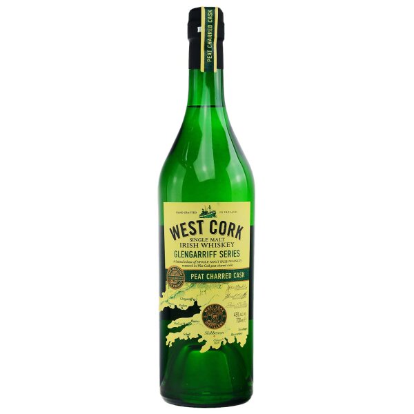 West Cork Glengarriff Series - Peat Charred Cask - Cask Collection - Cask Strength - Single Malt Irish Whiskey