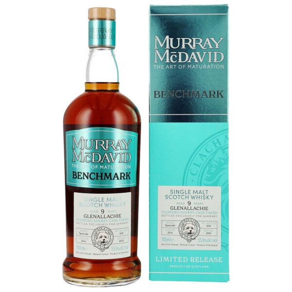 GlenAllachie 9 Jahre - 2014/2023 - Murray McDavid - Benchmark - Oloroso Cask Finish - Single Malt Scotch Whisky
