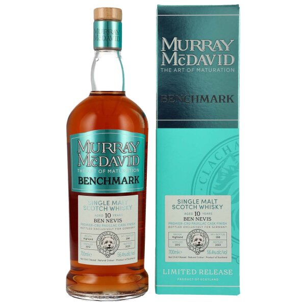 Ben Nevis 10 Jahre - 2012/2023 - Murray McDavid - Benchmark - Premier-Cru Pauillac Cask Finish - Single Malt Scotch Whisky