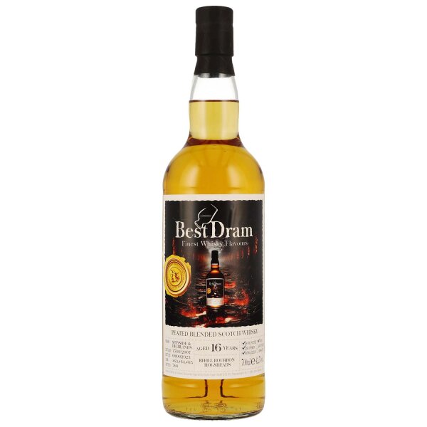Best Dram 16 Jahre - 2007/2023 - Bourbon Hogsheads - Speyside & Highlands - Peated Blended Scotch Whisky