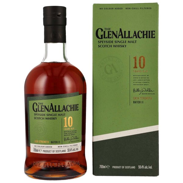 GlenAllachie 10 Jahre - Cask Strength - Batch 11 - Speyside Single Malt Scotch Whisky