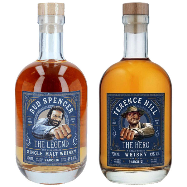 St. Kilian Bud Spencer & Terence Hill - Rauchig Set - Whisky